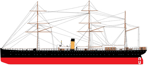 SS Parthia 1887 (Ocean Liner)