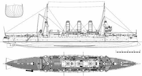 TGC Hamidye [Cruiser] - Turkey (1903)
