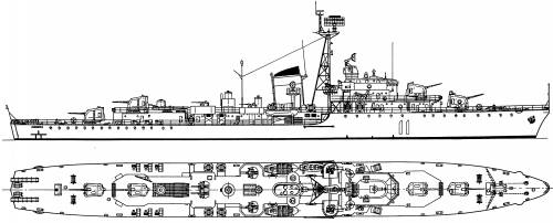Yugoslavia - Split R-11 [Destroyer] (1960)