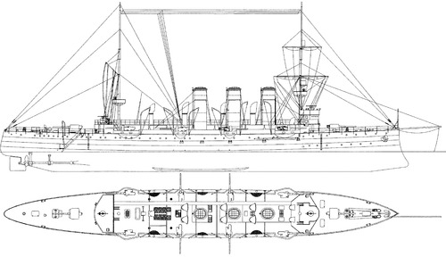 Prut (es TCG Mecidiye Protected Cruiser) (1916)