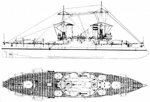 Russia Andrey Pervozvannyy (Battleship) (1915)