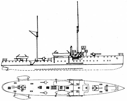 Russia - Ardagan [Gunboat] (1910)