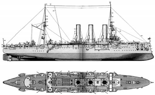 Russia Aurora (Protected Cruiser) (1917)