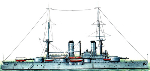 Russia - Chesma (Battleship) (1916)