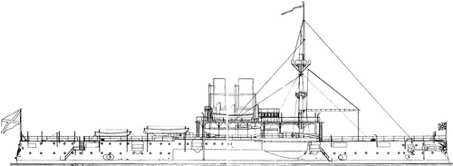 Russia - Ekaterina II (Battleship) (1891)