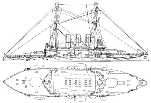 Russia - Evstafiy (Battleship) (1911)