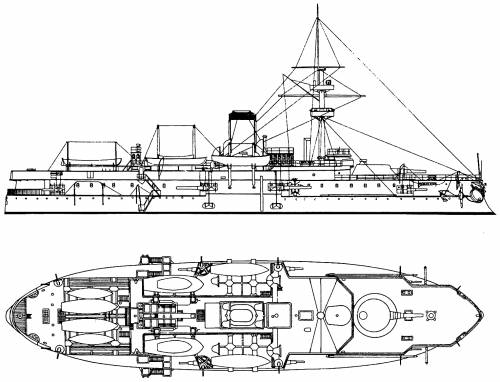 Russia Gangut (Battleship) (1894)