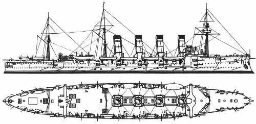 Russia Gromoboy (Armoured Cruiser) (1900)