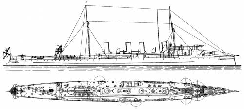 Russia - Grozny (Destroyer) (1903)