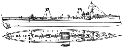 Russia - Kasatka (Destroyer) (1905)