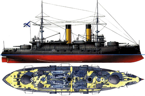 Russia - Knyaz Suvorov (Battleship) (1904)