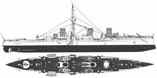 Russia Novik (Protected Cruiser) (1902)