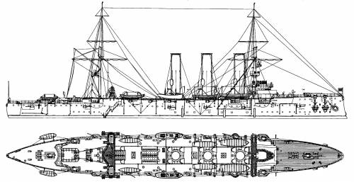 Russia Pallada (Protected Cruiser) (1903)
