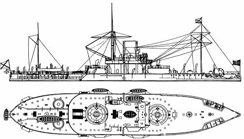 Russia Petr Veliky (Battleship) (1877)