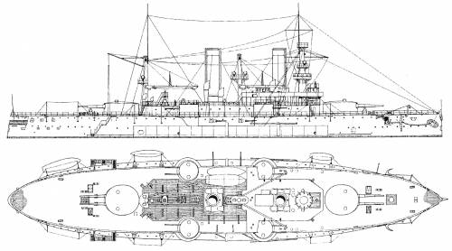 Russia Petropavlovsk (Battleship) (1898)