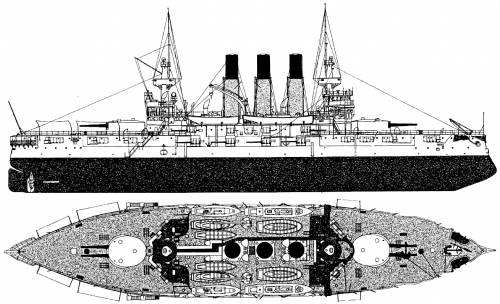Russia Retvizan (Battleship) (1902)