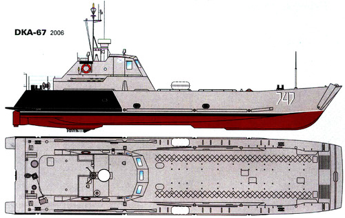 Russia - RFS Project 1171.1 DKA-67 2006 Landig Ship