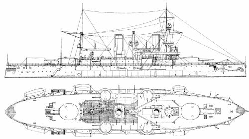 Russia Sevastopol (Battleship) (1898)