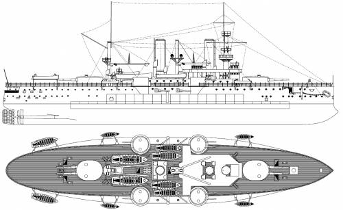 Russia - Sevastopol [Battleship] (1904)