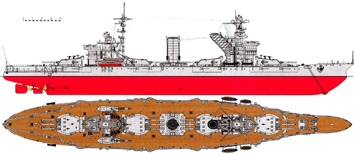 Russia - Sevastopol (Battleship) (1944)