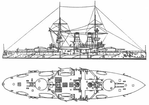 Russia Sisoy Veliky (Battleship) (1896)