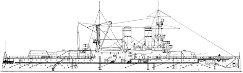 Russia - Sissoi Veliky (Battleship) (1891)