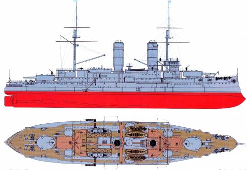 Russia - Slava [Battleship] (1917)