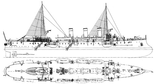 Russia - Svetlana (Protected Cruiser) (1898)