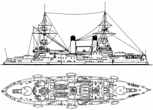 Russia Tsesarevich (Battleship) (1904)