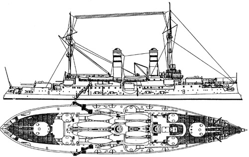 Russia - Tsesarevich (Battleship) (1916)