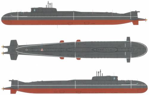 Russian Navy Oscar II Class submarine