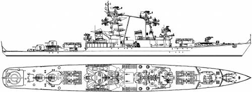 USSR Admiral Fokin (Kinda Class Project 58 Missile Cruiser) (1964)