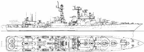 USSR Admiral Panteleyev [Udaloy-class Destroyer] (1993)