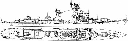 USSR Bravy (Project 56K Destroyer) (1958)