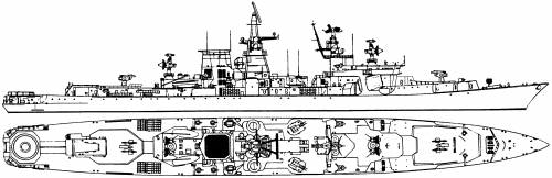 USSR Kerch (Kara Class Project B Missile Cruiser) (1974)