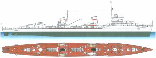 USSR Leningrad [Flotilla Leader Project 38 class ] (1944)