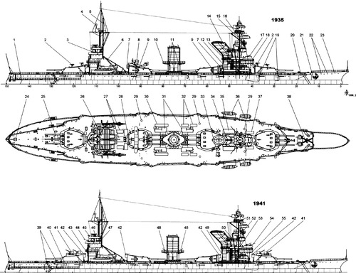 USSR Marat (ex Sevastopol Battleship) (1935)