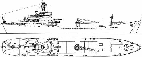 USSR Nikolai Filchenkov (Alligator Class Project Landing Ship) (1975)
