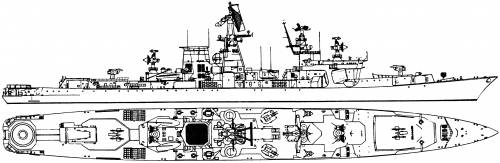 USSR Ochakov (Kara Class Project B Missile Cruiser) (1965)