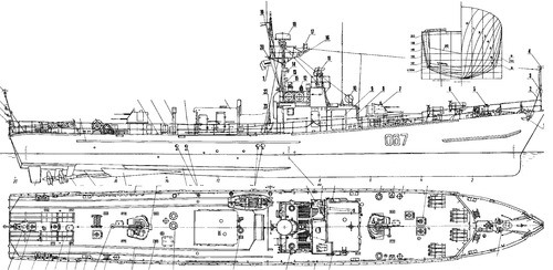USSR OD200-class Guard Ship