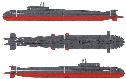 USSR Oscar II SSBN (Submarine)