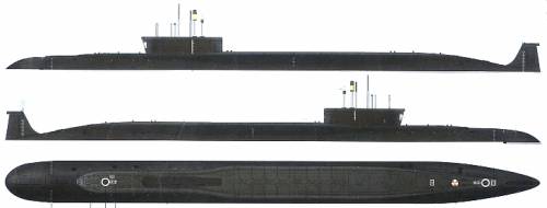 USSR P955 (Delta class Submarine SSBN)