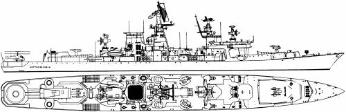 USSR Petropavlovsk (Kara Class Project B Missile Cruiser) (1974)