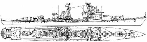 USSR Plamenny (Project 56PLO Destroyer) (1957)