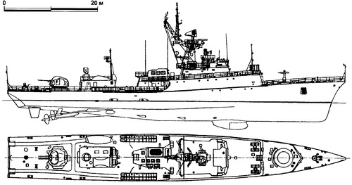 USSR Project 1124 Albatros Grisha I -class Small Anti-Submarine Ship MPK-147 (1970)