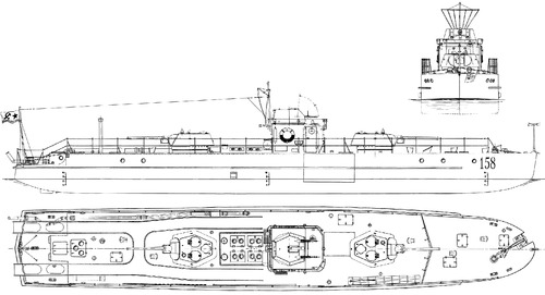 USSR Project 1124 BK-158 (Gunboat) (1944)