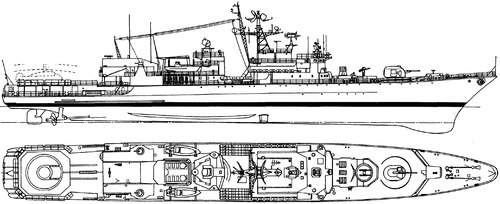 USSR Project 1135.1 Nerey Krivak III class Frigate