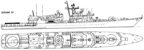 USSR Project 1135.1 Nerey Krivak III Menzhinskiy-class Guard Ship