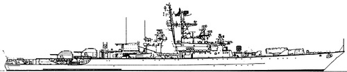 USSR Project 1135M Burevestnik-M Krivak II Guard Ship