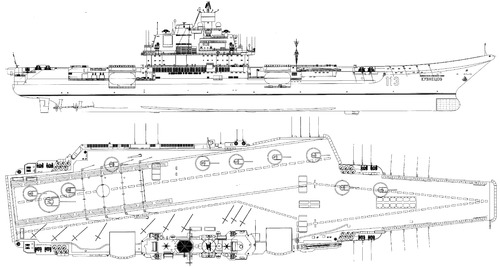 USSR Project 1143.5 Orel Admiral Kuznetsov (Aircraft Carrier)